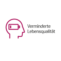 verminderte lebensqualitaet icon